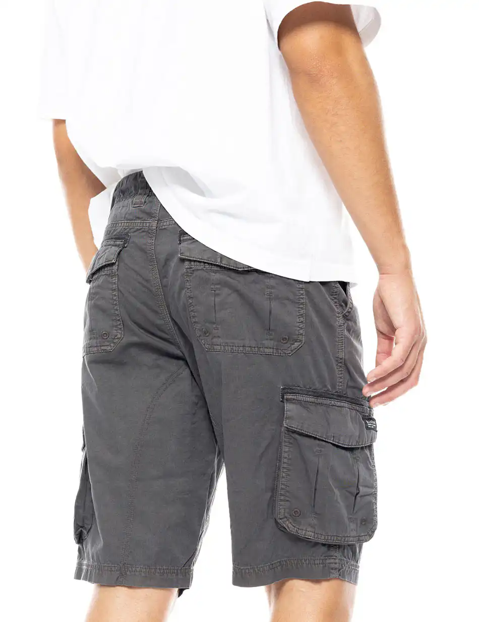 Biston fashion ανδρική cargo βερμούδα 49-221-021 DK GREY