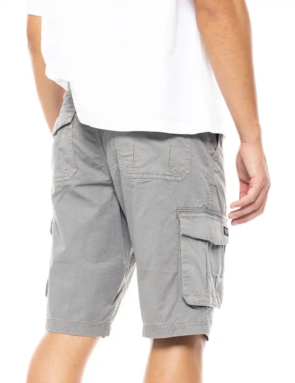 Biston fashion ανδρική cargo βερμούδα 49-221-021 LT GREY