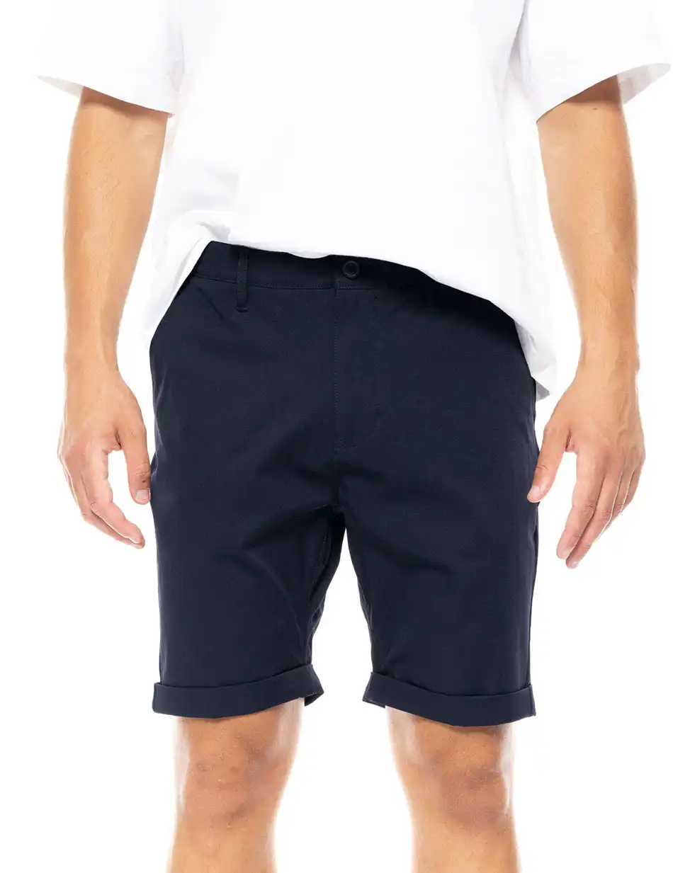 Splendid fashion ανδρική chinos βερμούδα 49-221-026 NAVY