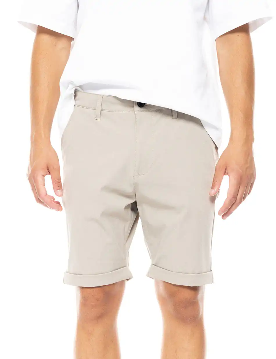 Splendid fashion ανδρική chinos βερμούδα 49-221-026 BEIGE