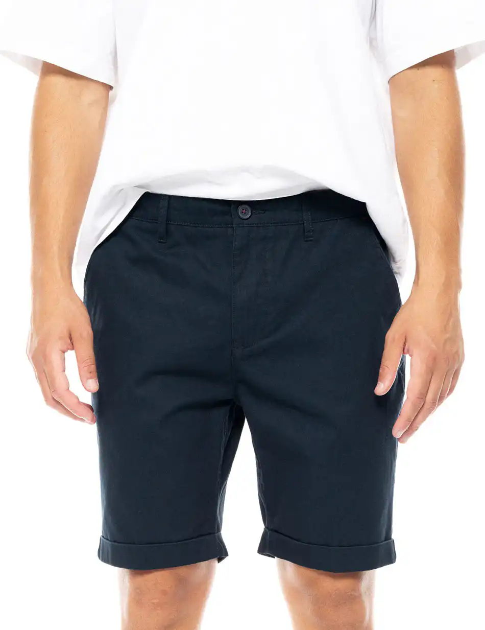 Biston fashion ανδρική chinos βερμούδα 49-221-027 NAVY