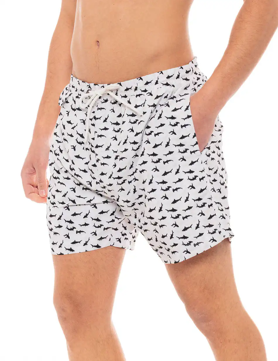 Splendid fashion ανδρικό μαγιό 49-231-002 WHITE