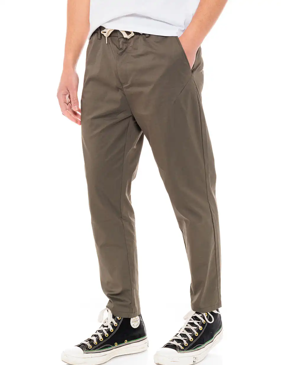 Biston fashion ανδρικό παντελόνι chinos 49-241-001 GREEN