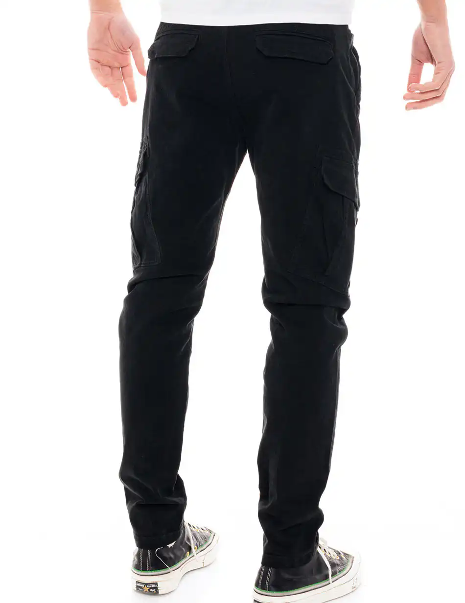 Splendid fashion ανδρικό παντελόνι cargo 49-241-003 BLACK