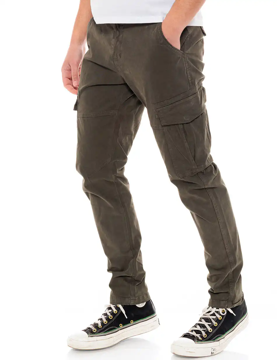 Splendid fashion ανδρικό παντελόνι cargo 49-241-003 KHAKI