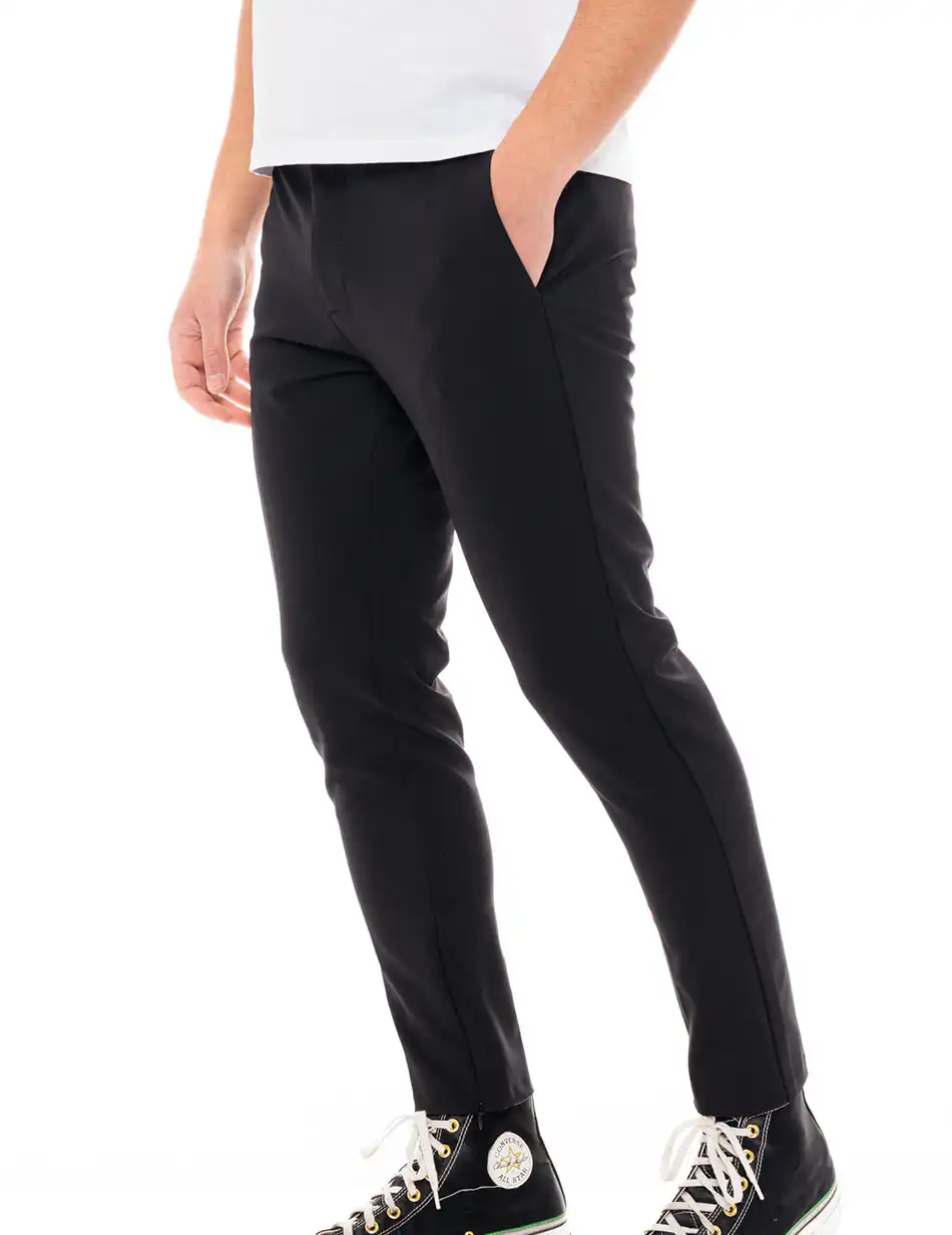 Splendid fashion ανδρικό παντελόνι chinos 49-241-010 BLACK