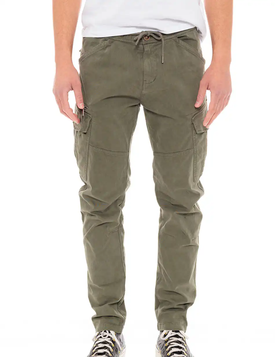 Biston fashion ανδρικό cargo παντελόνι 49-241-011 KHAKI