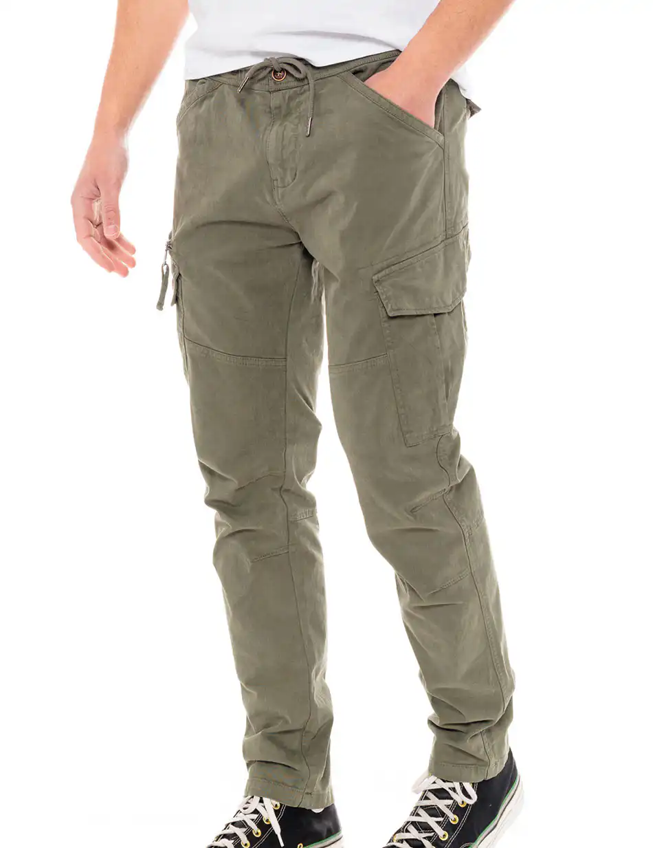 Biston fashion ανδρικό cargo παντελόνι 49-241-011 KHAKI