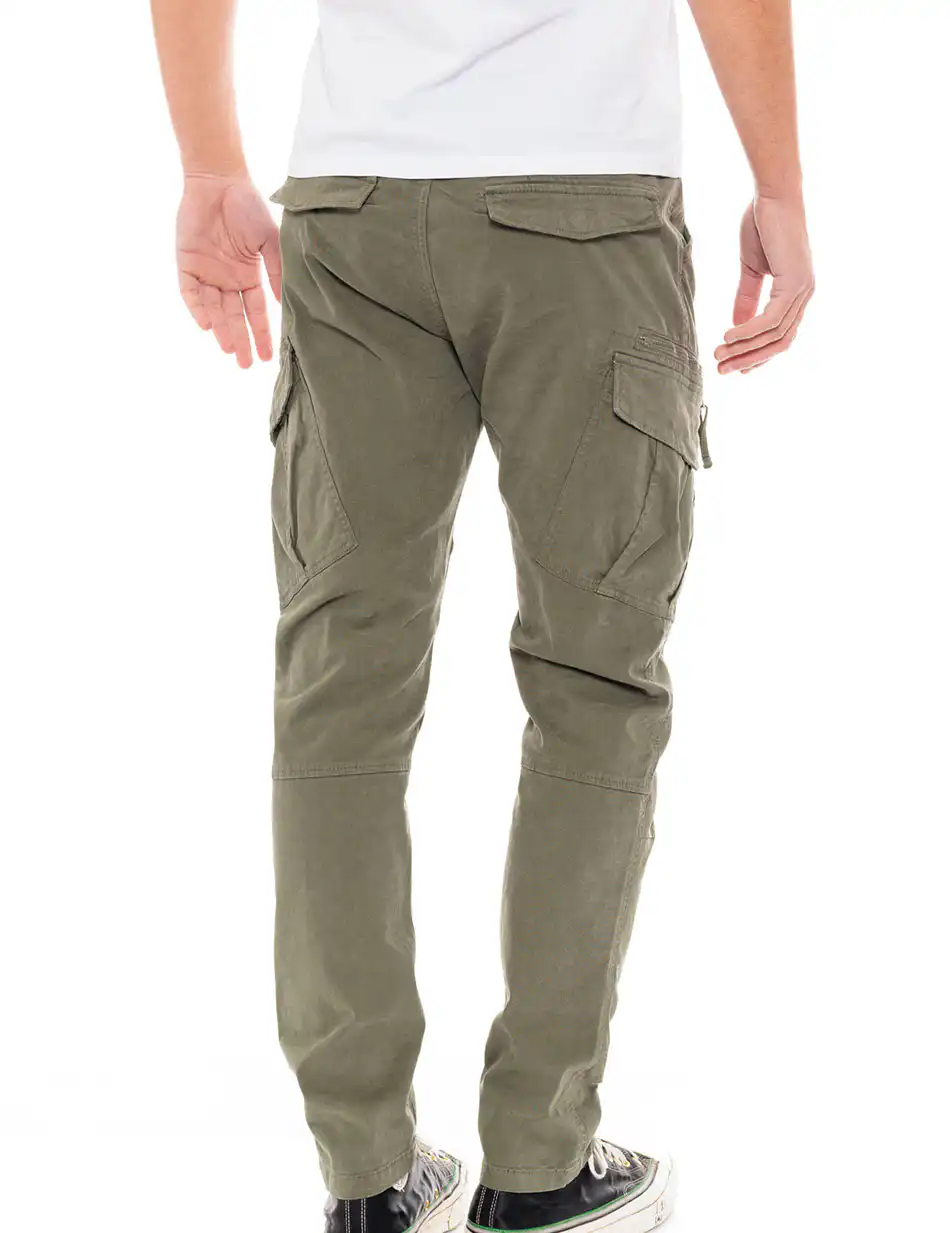 Biston fashion ανδρικό cargo παντελόνι 49-241-011 KHAKI