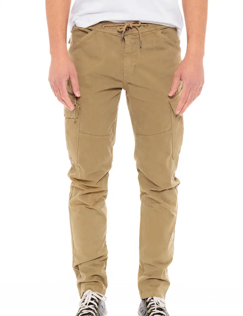 Biston fashion ανδρικό cargo παντελόνι 49-241-011 DK BEIGE