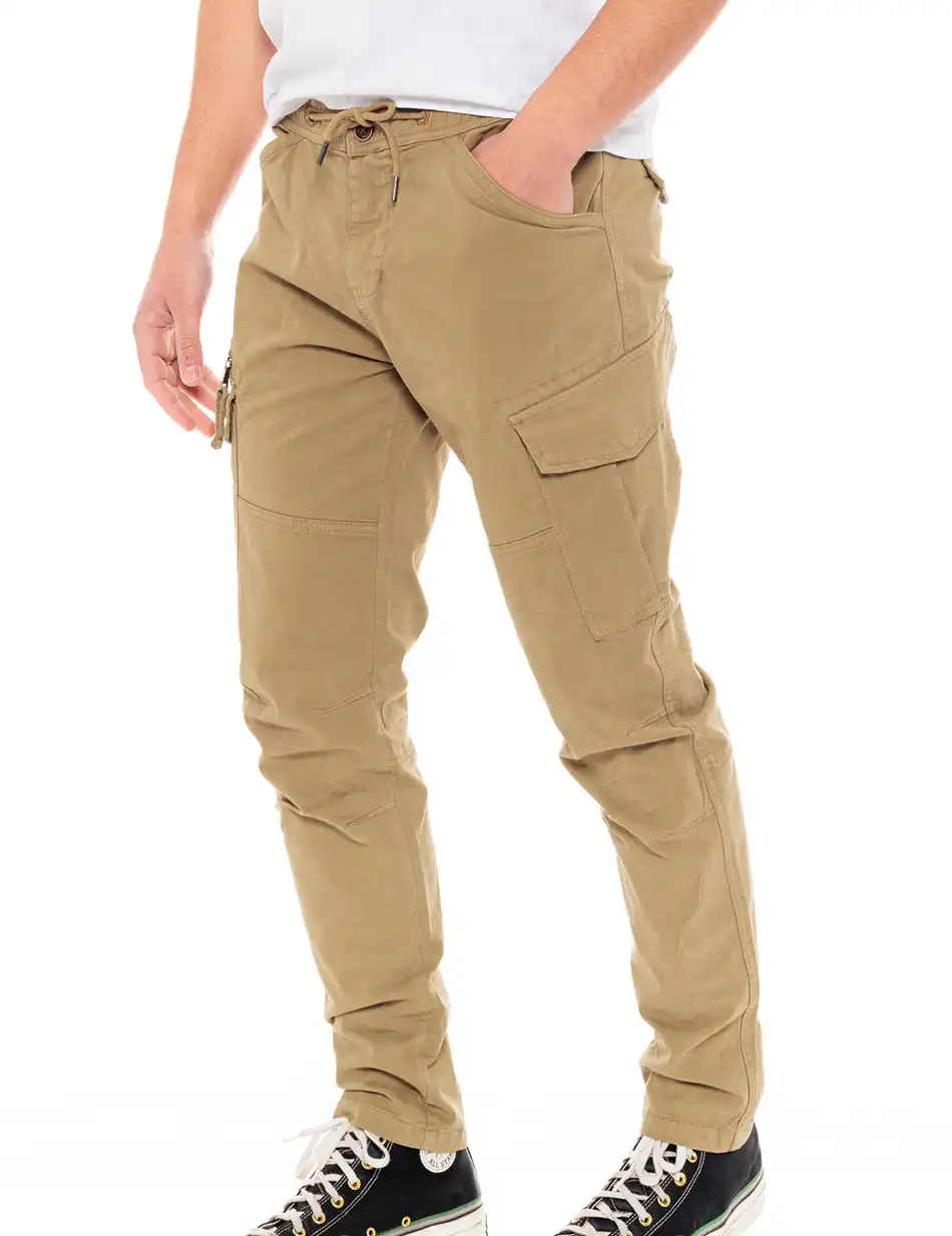 Biston fashion ανδρικό cargo παντελόνι 49-241-011 DK BEIGE