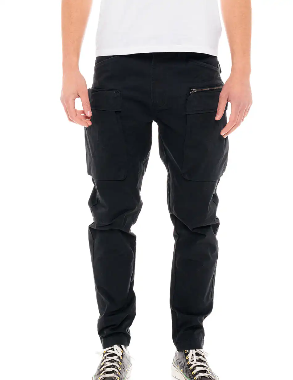 Splendid fashion ανδρικό παντελόνι cargo 49-241-012 BLACK