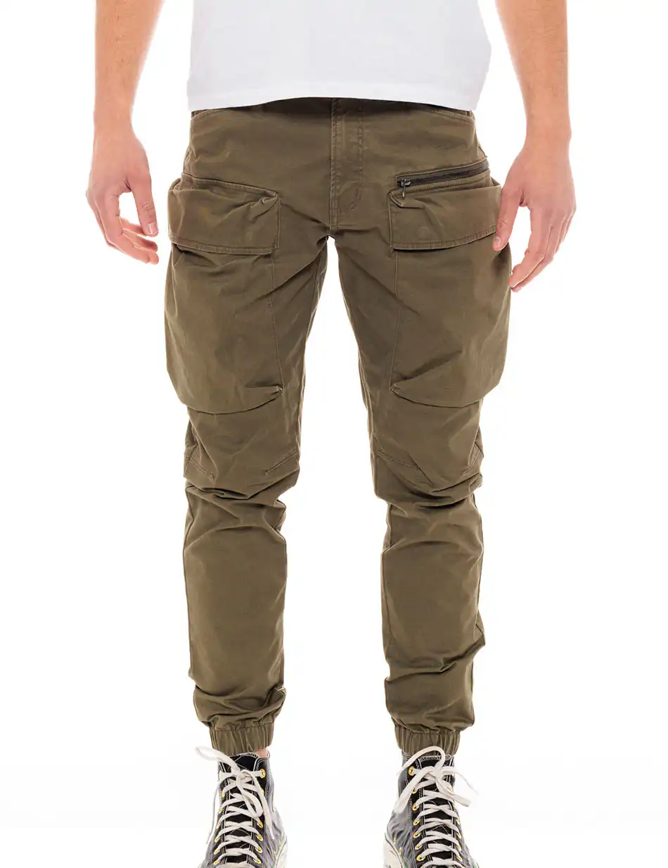 Splendid fashion ανδρικό παντελόνι cargo 49-241-012 OLIVE