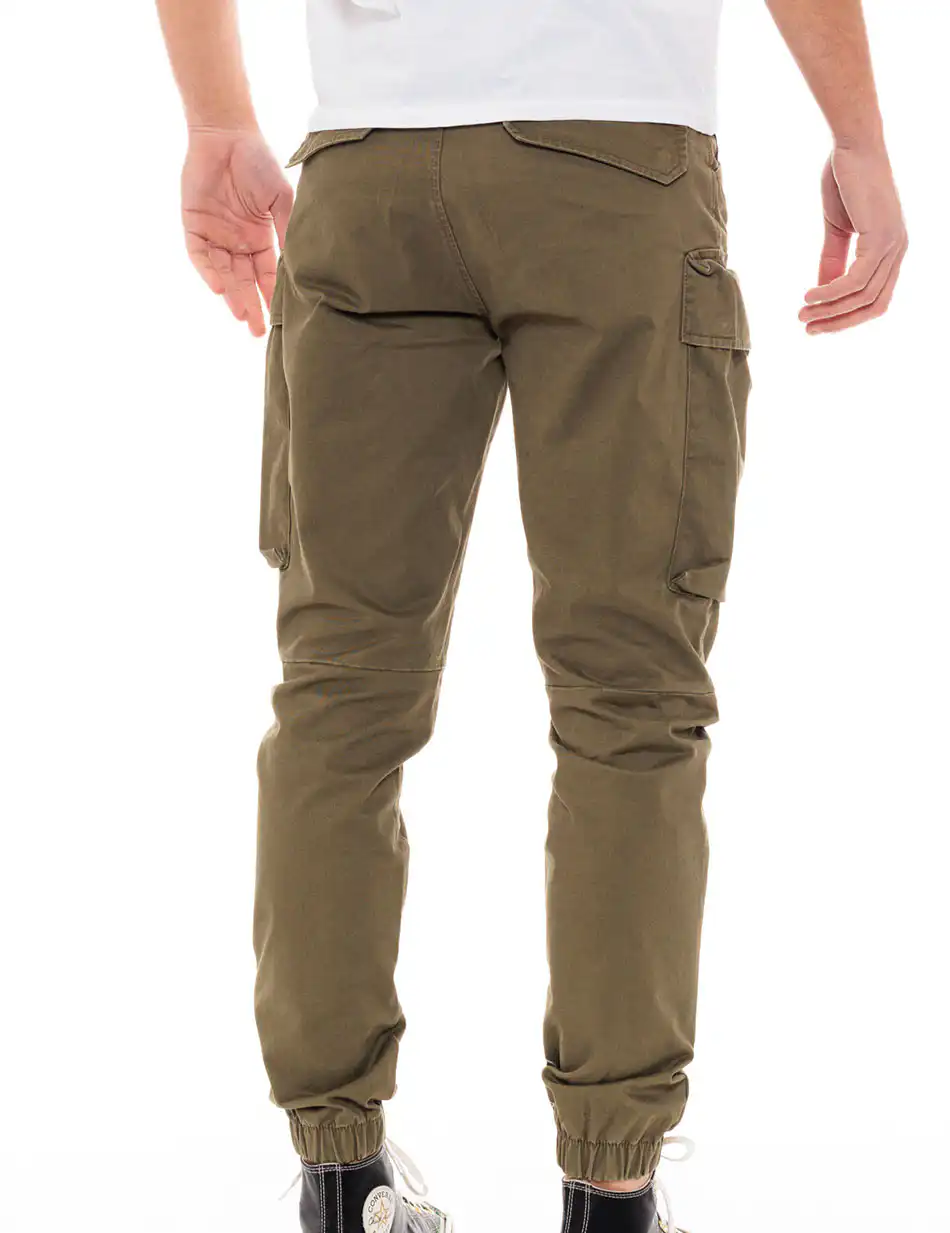 Splendid fashion ανδρικό παντελόνι cargo 49-241-012 OLIVE