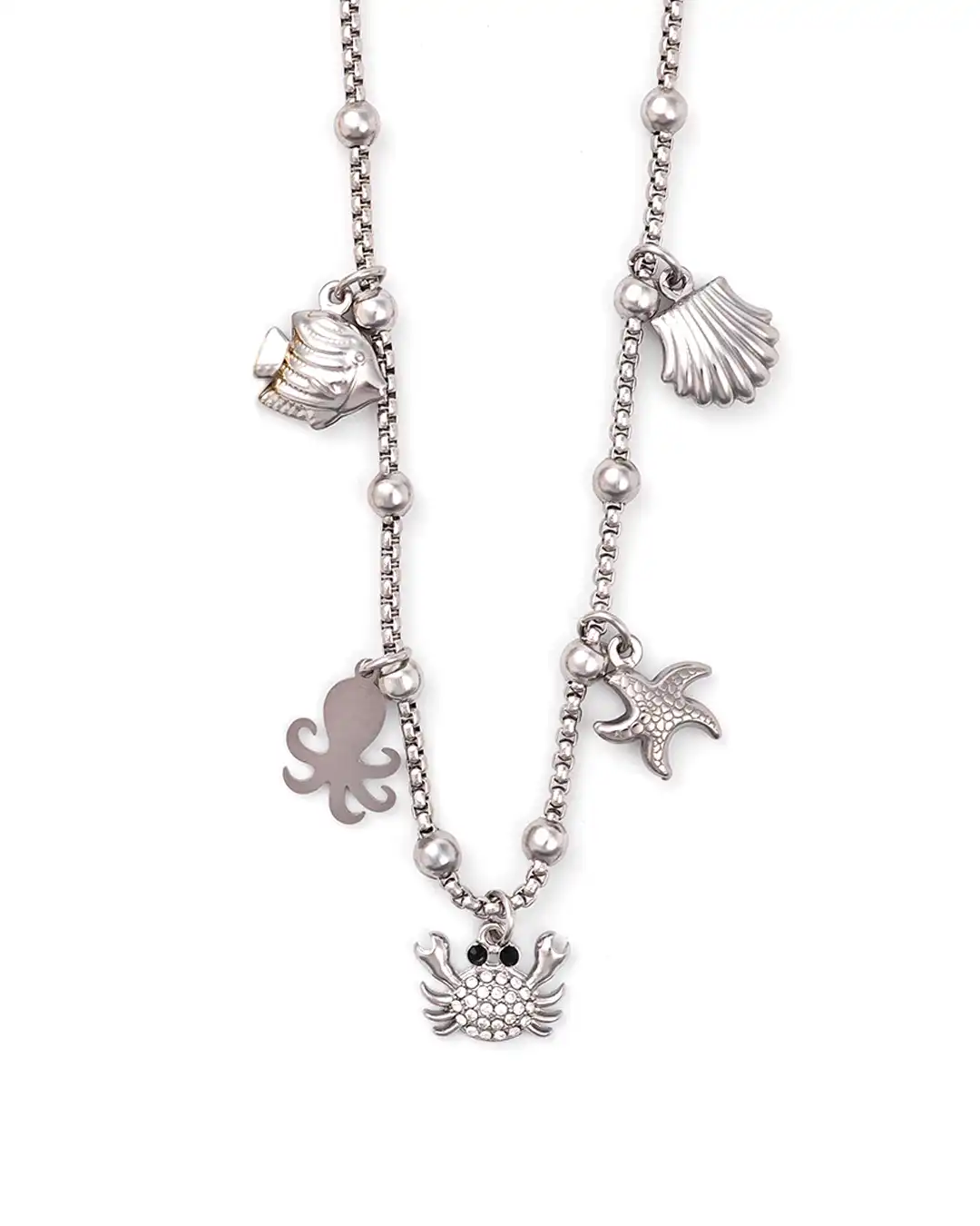 Κρεμαστό λαιμού ADL-K242 – Ασημί Κρεμαστό λαιμού ADL-K242 – Ασημί