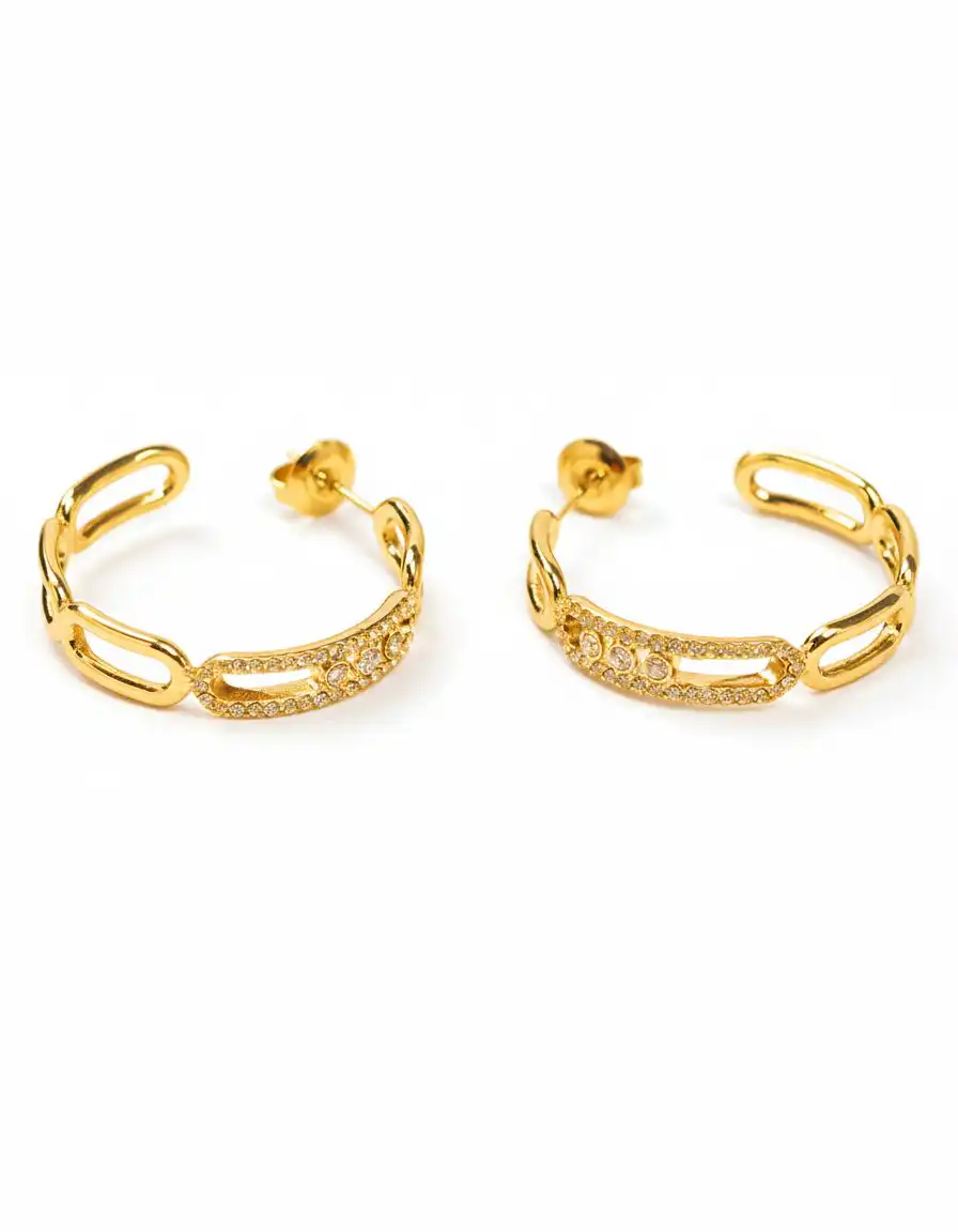 Σκουλαρίκι κρεμαστό AA-S246 – Χρυσό Σκουλαρίκι κρεμαστό AA-S246 – Χρυσό
