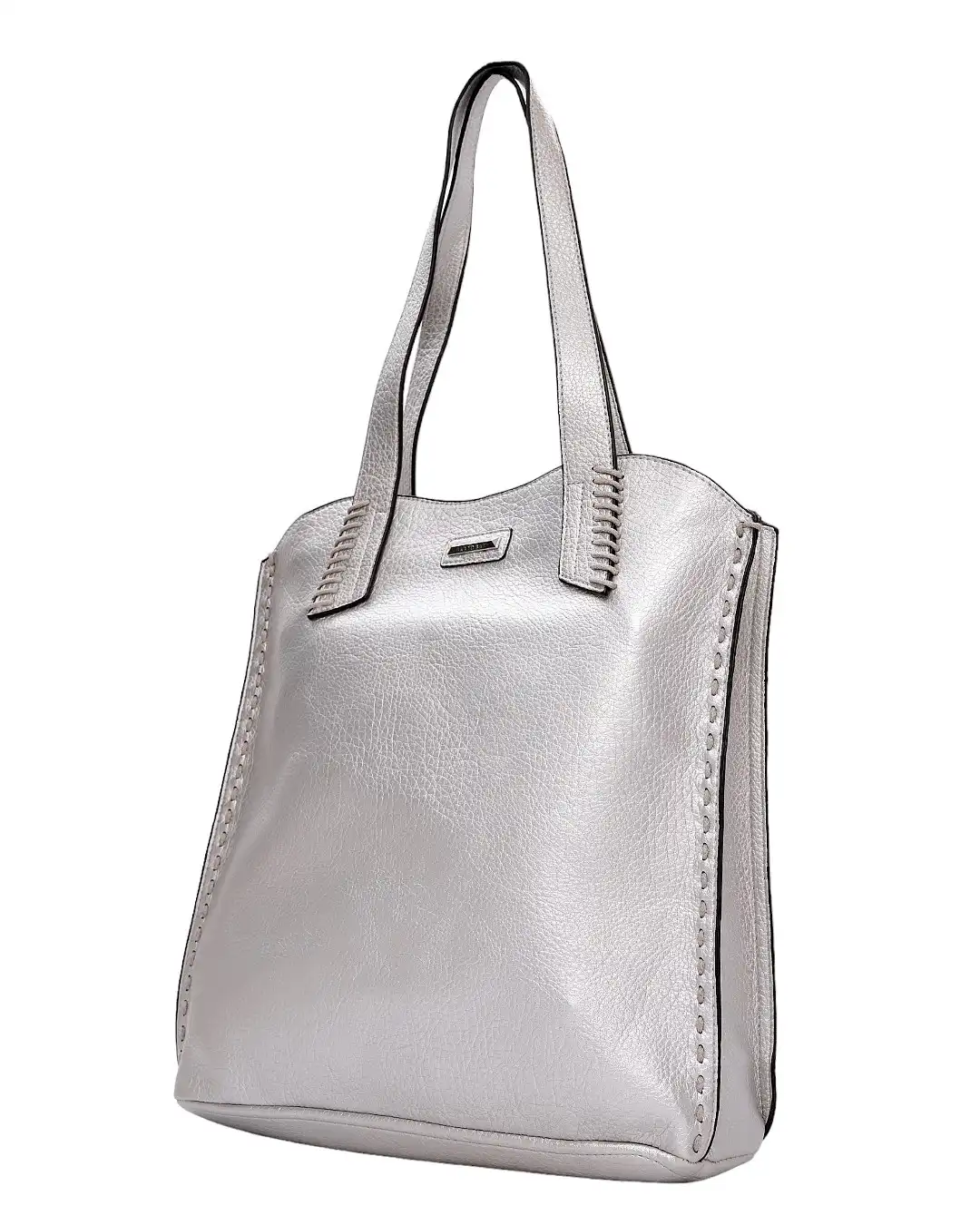 Τσάντα ώμου με νεσεσέρ – SP20083 – Ασημί