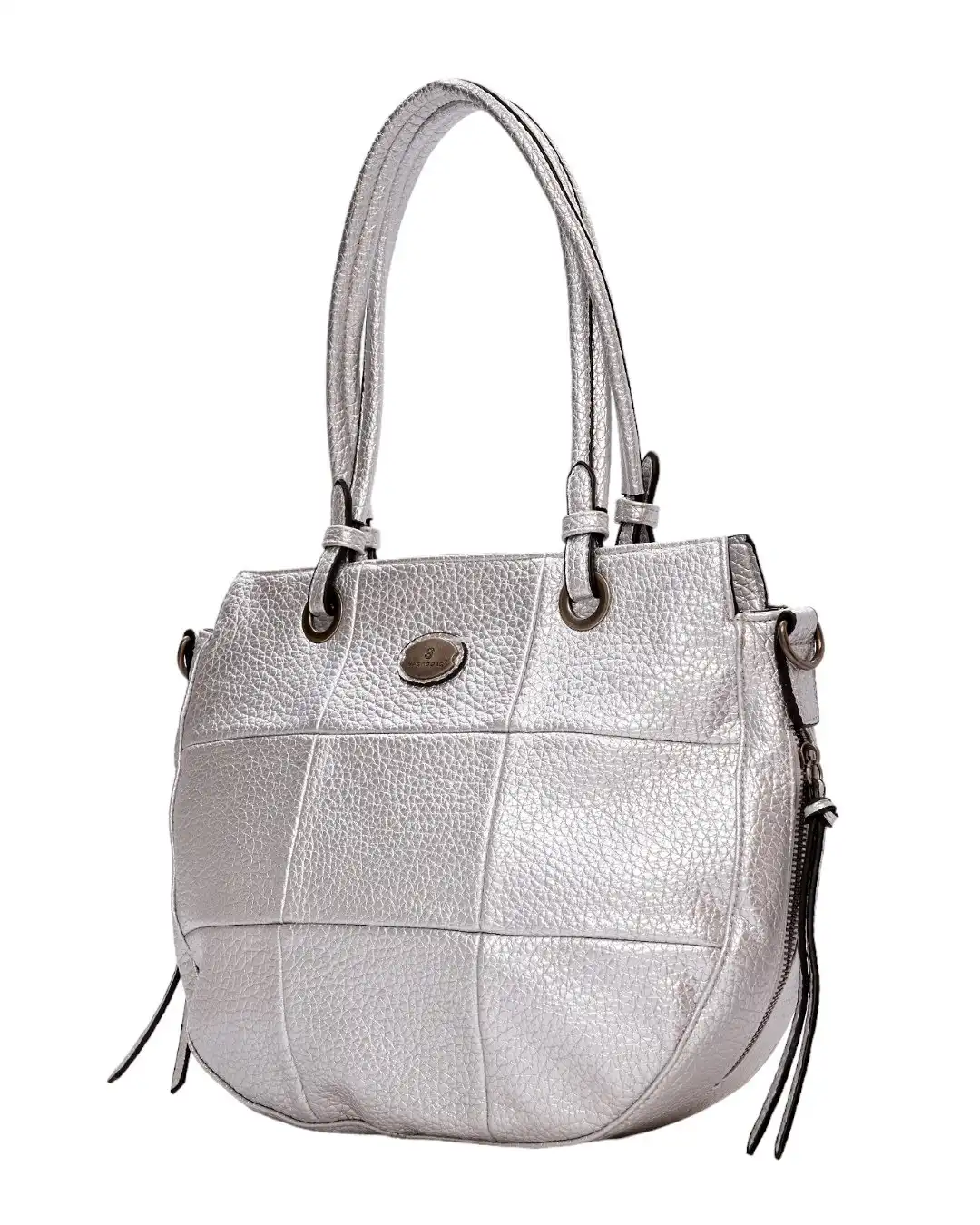 Τσάντα ώμου W-6096-1 – Ασημί