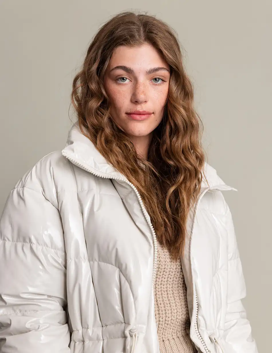 Biston fashion γυναικείο demi μπουφάν με γιακά 50-101-046 LT GREY