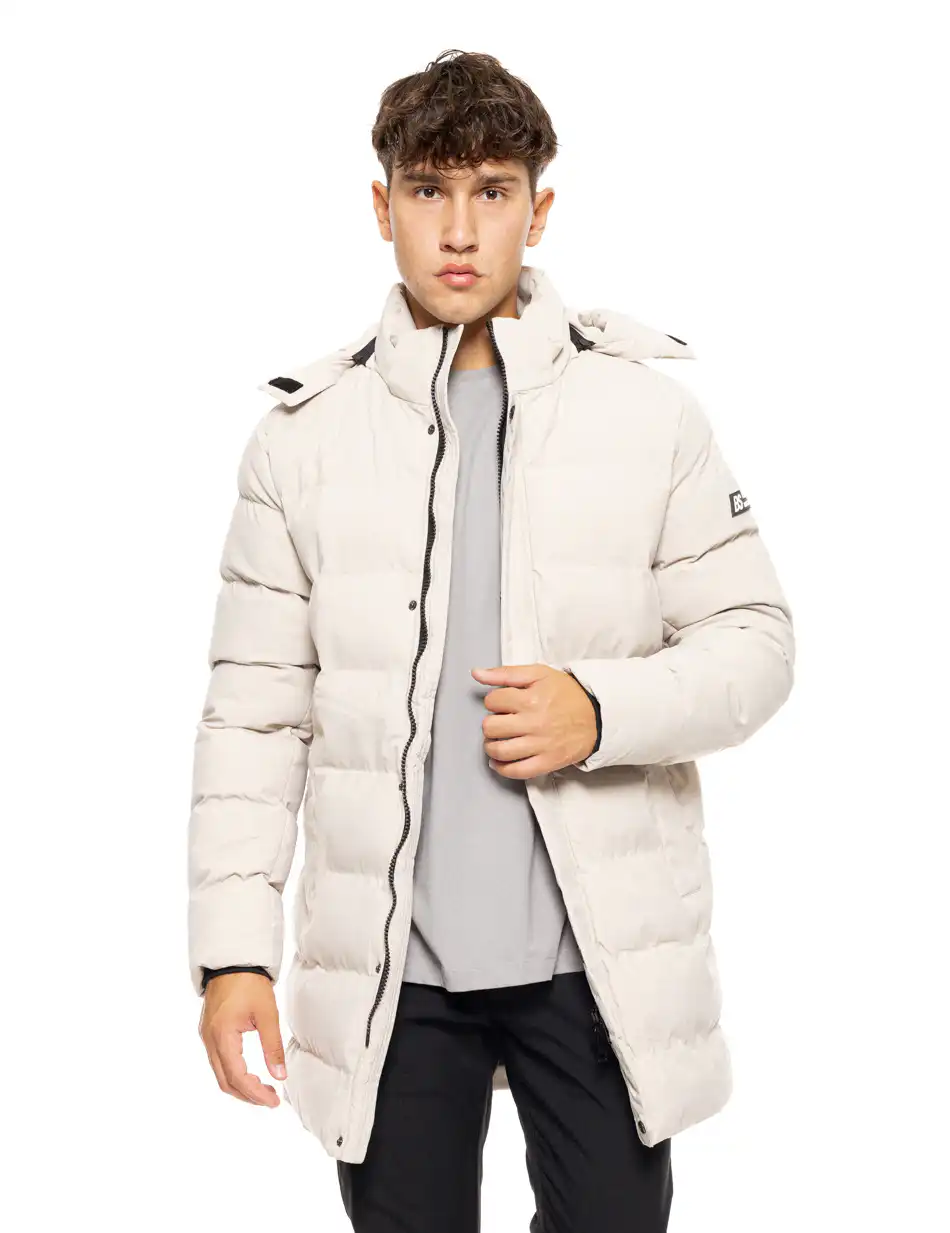 Biston fashion ανδρικό demi μπουφάν με αποσπώμενη κουκούλα 50-201-007 ICE