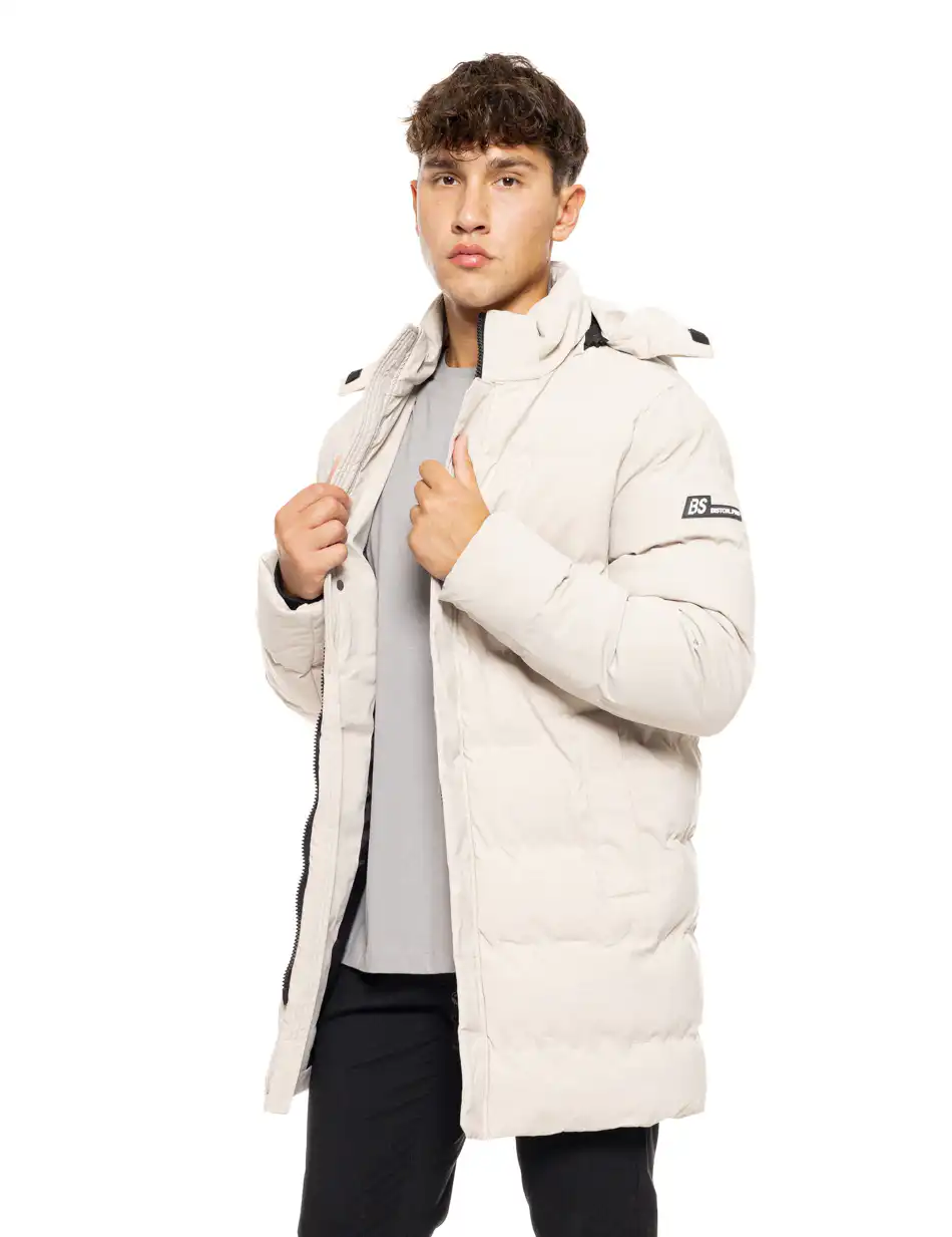 Biston fashion ανδρικό demi μπουφάν με αποσπώμενη κουκούλα 50-201-007 ICE