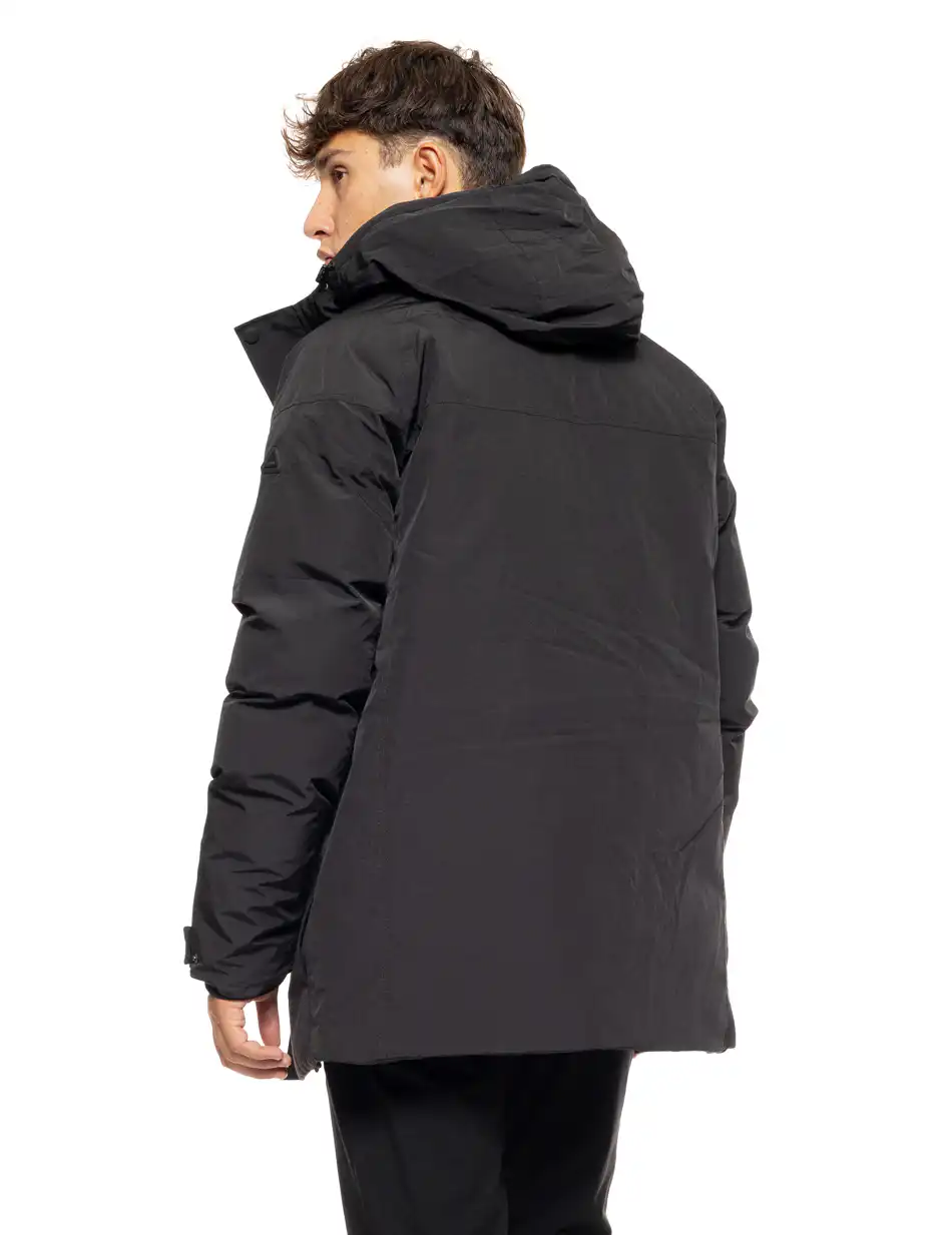 Splendid fashion ανδρικό demi μπουφάν με ενσωματωμένη κουκούλα 50-201-011 BLACK