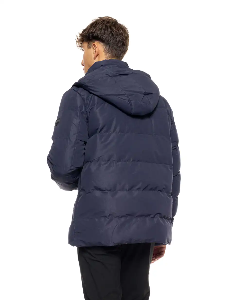 Biston fashion ανδρικό κοντό μπουφάν με αποσπώμενη κουκούλα 50-201-012 NAVY