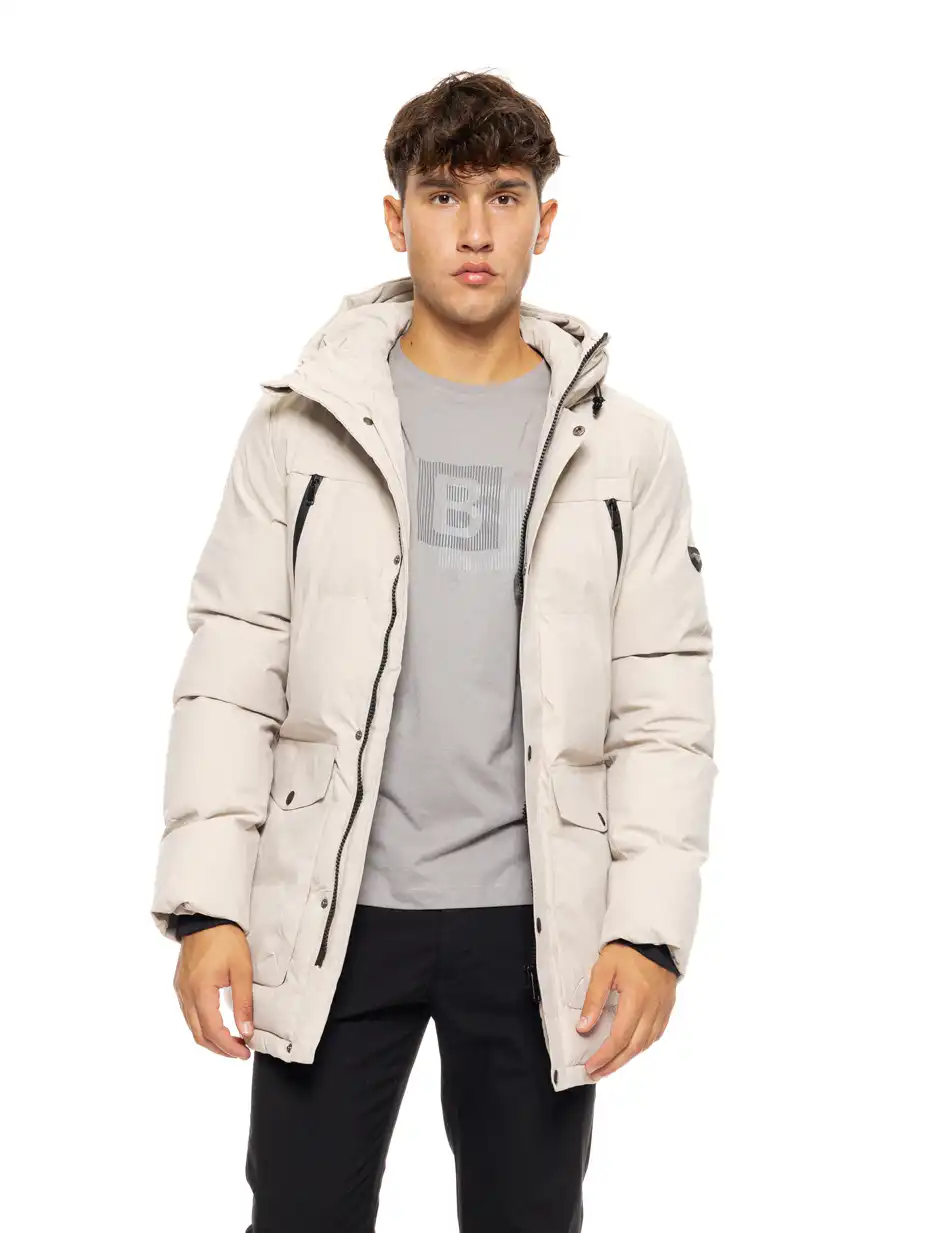 Biston fashion ανδρικό demi μπουφάν με ενσωματωμένη κουκούλα 50-201-021 ICE