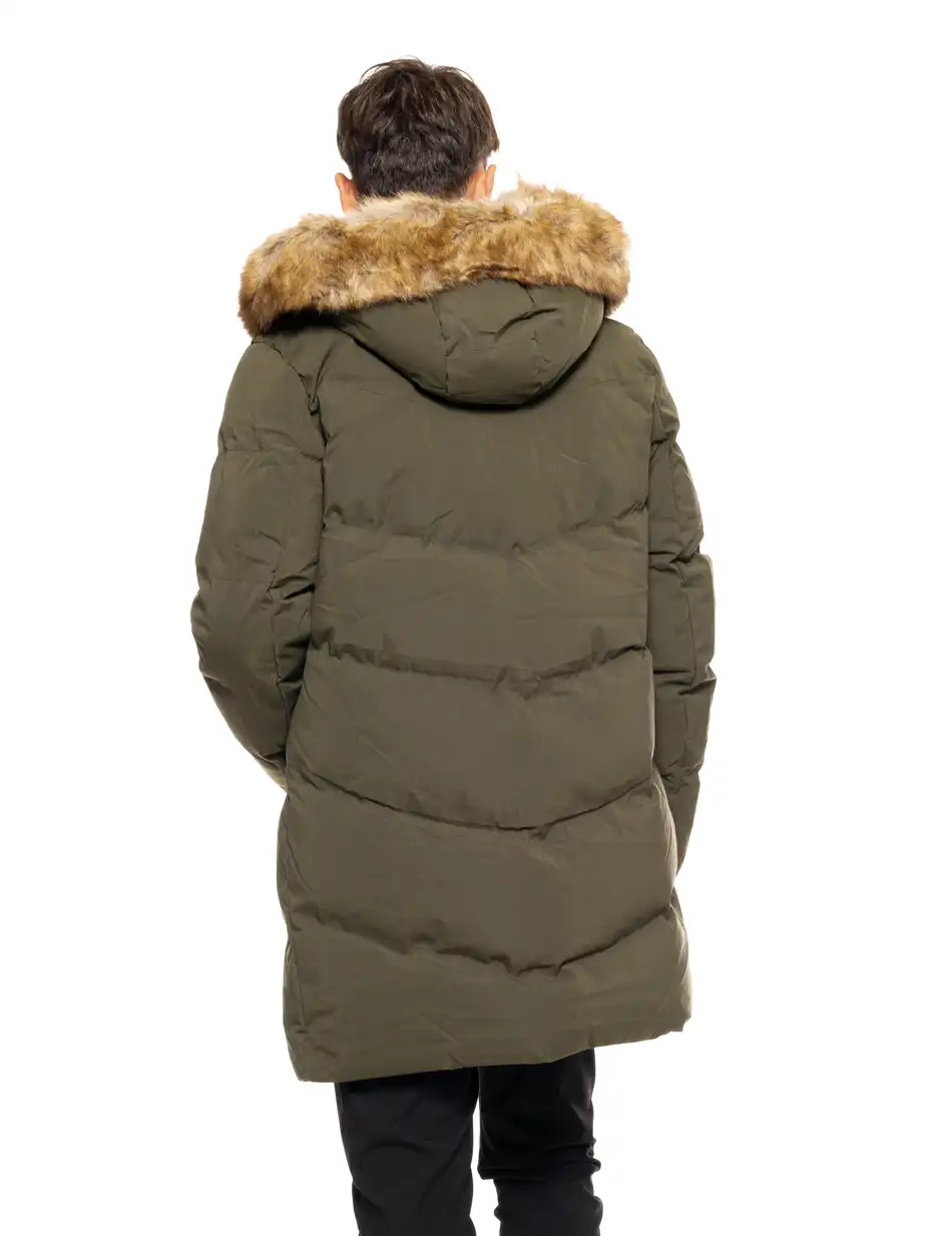 Splendid fashion ανδρικό demi μπουφάν με αποσπώμενη κουκούλα 50-201-052 OLIVE