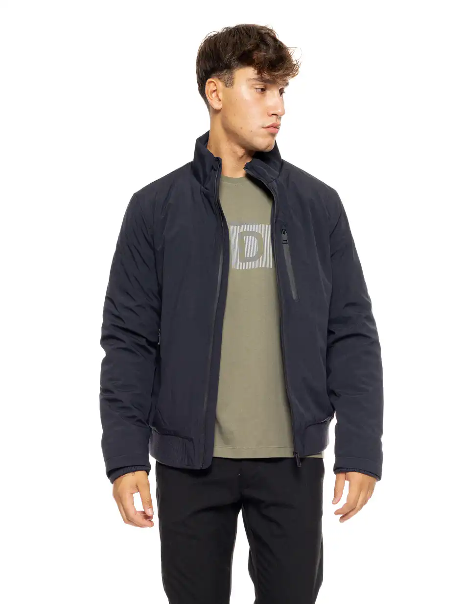 Splendid fashion ανδρικό κοντό bomber μπουφάν με γιακά 50-201-056 NAVY