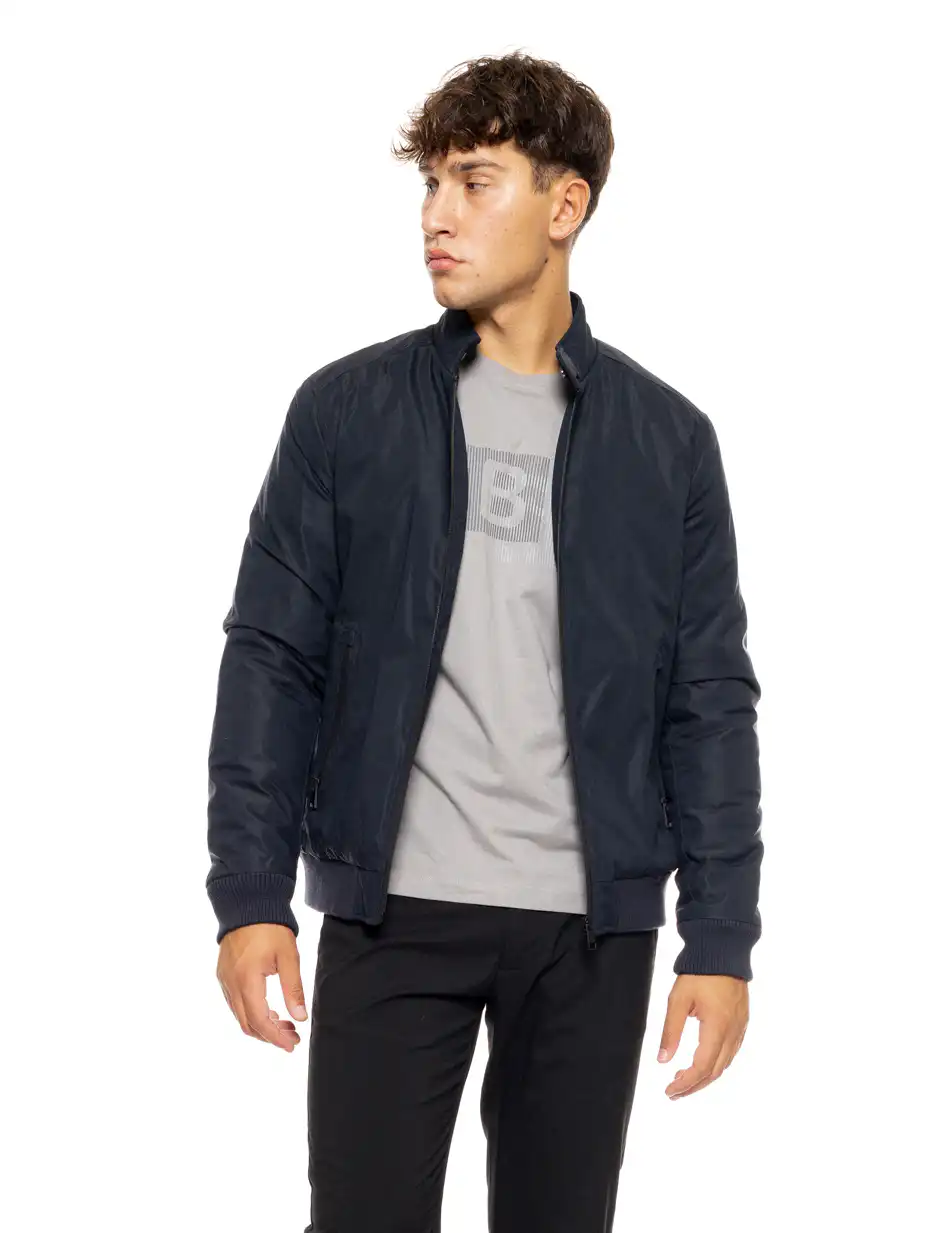 Biston fashion ανδρικό κοντό μπουφάν με αποσπώμενη κουκούλα 50-201-061 NAVY