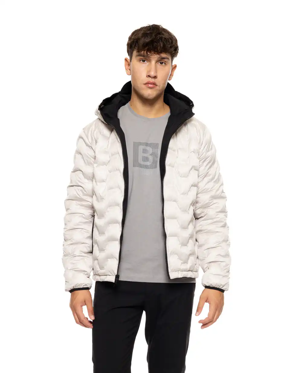 Biston fashion ανδρικό κοντό μπουφάν 2 όψεων με ενσωματωμένη κουκούλα 50-201-073 BLACK