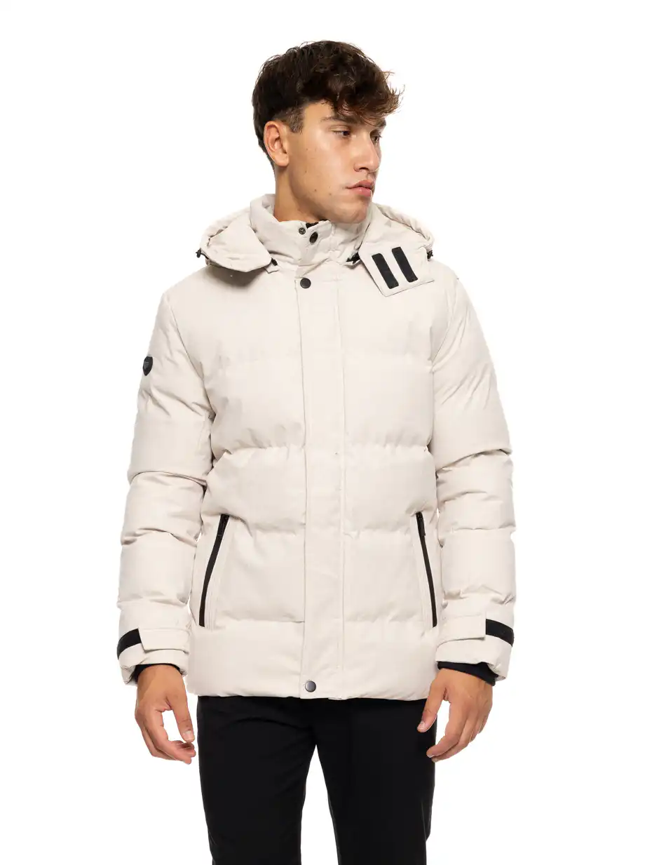 Biston fashion ανδρικό κοντό μπουφάν με αποσπώμενη κουκούλα 50-201-081 ICE