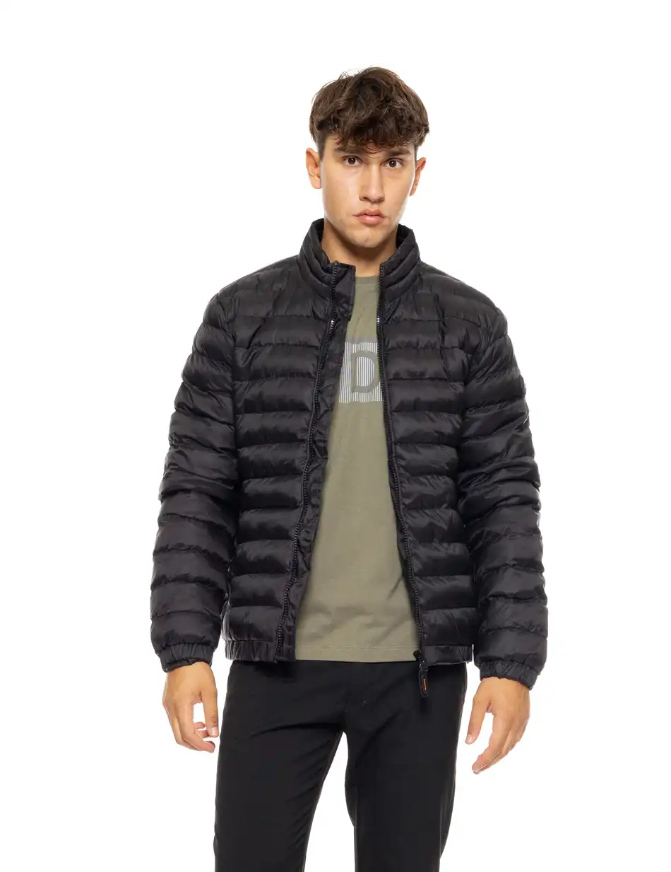 Splendid fashion ανδρικό κοντό πανωφόρι με γιακά 50-201-096 BLACK