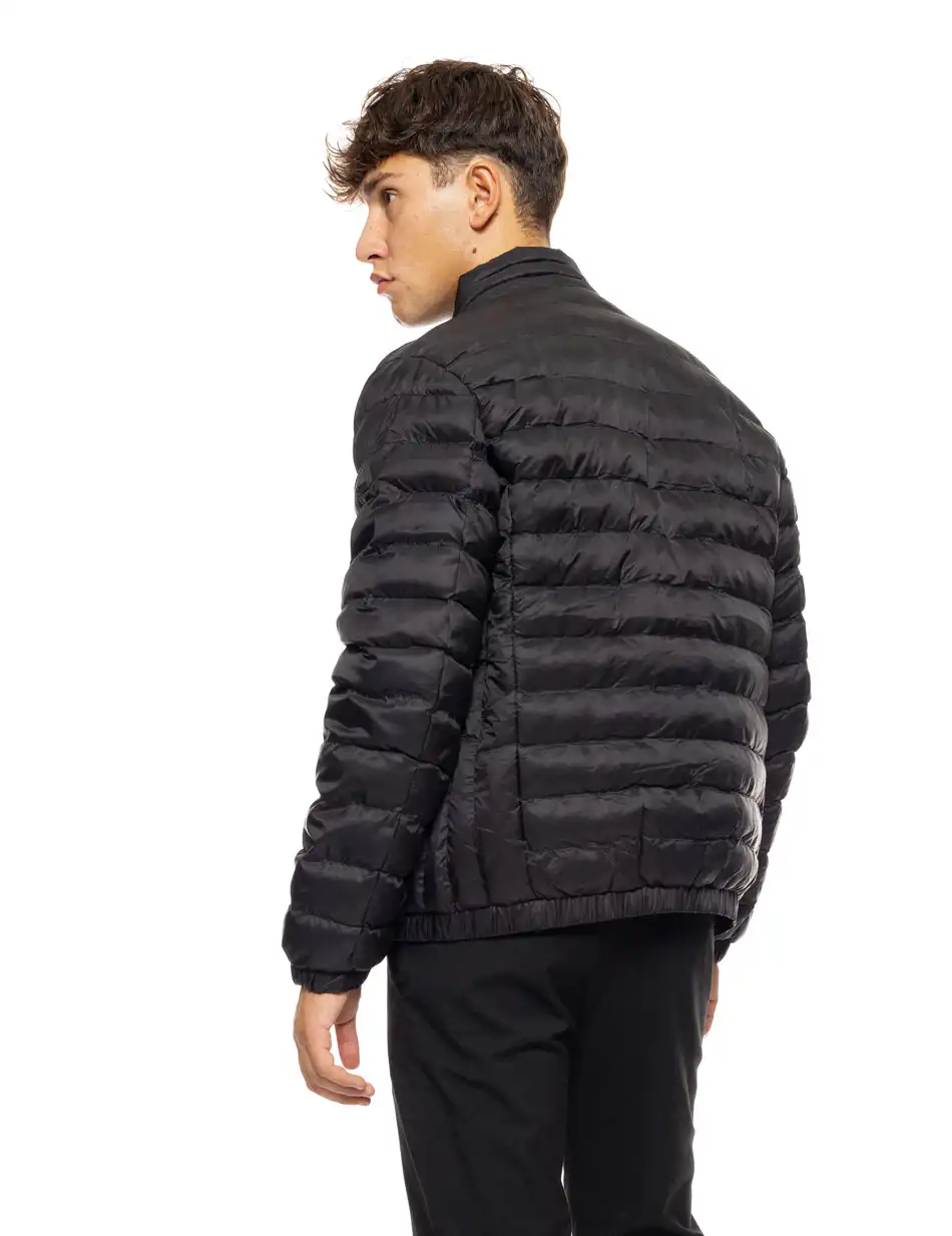 Splendid fashion ανδρικό κοντό πανωφόρι με γιακά 50-201-096 BLACK