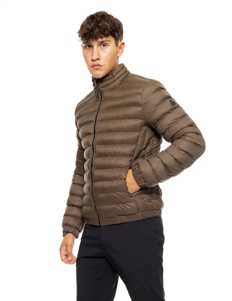 Splendid fashion ανδρικό κοντό πανωφόρι με γιακά 50-201-096 KHAKI