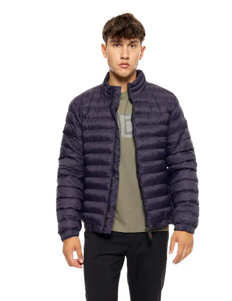 Splendid fashion ανδρικό κοντό πανωφόρι με γιακά 50-201-096 NAVY