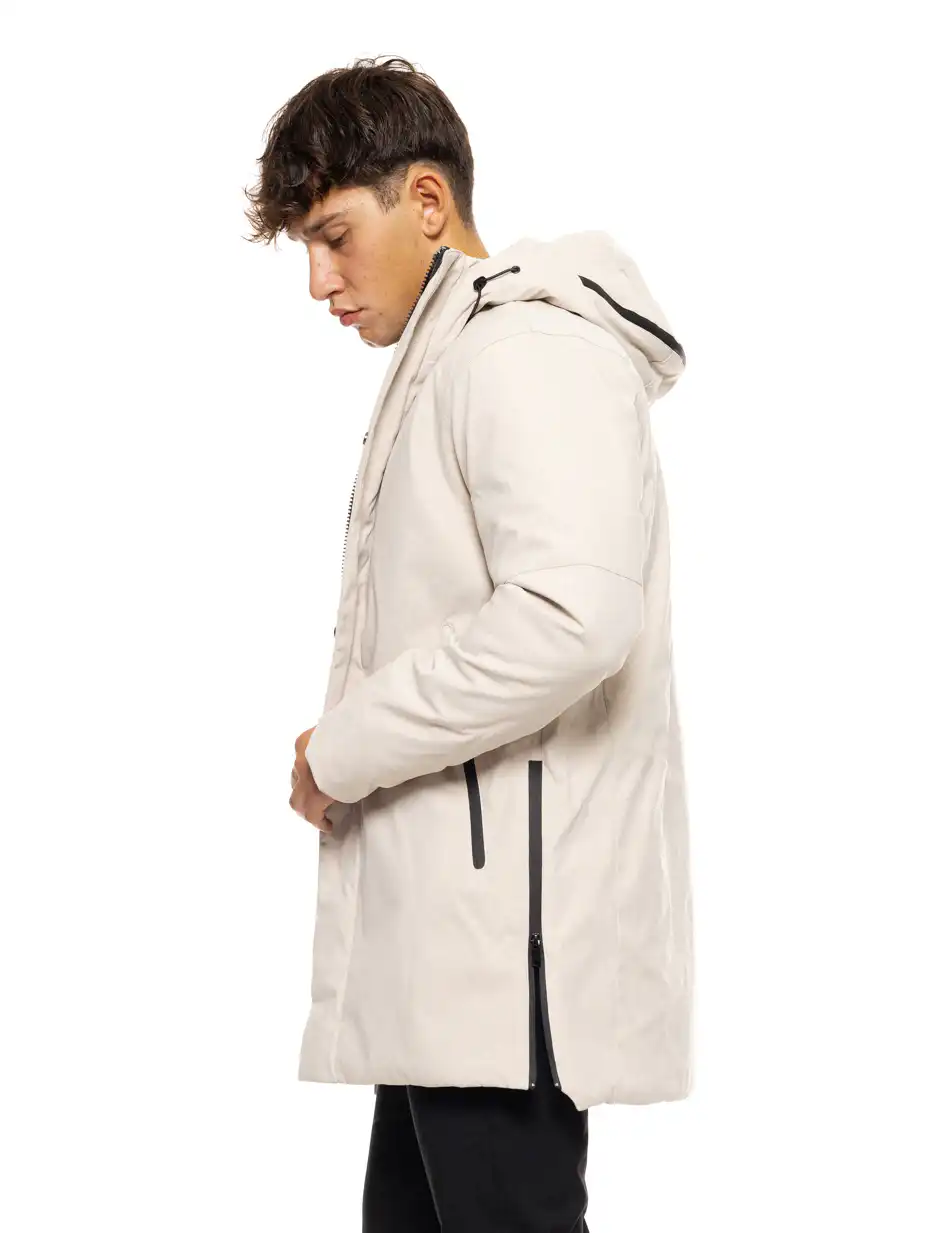 Biston fashion ανδρικό demi μπουφάν με ενσωματωμένη κουκούλα 50-201-107 ICE