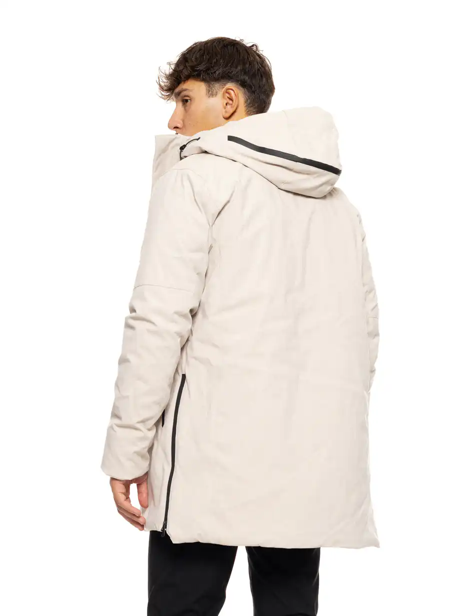 Biston fashion ανδρικό demi μπουφάν με ενσωματωμένη κουκούλα 50-201-107 ICE