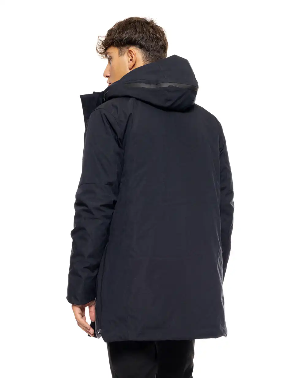 Biston fashion ανδρικό demi μπουφάν με ενσωματωμένη κουκούλα 50-201-107 NAVY