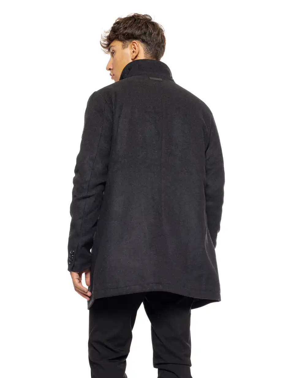 Splendid fashion ανδρικό demi παλτό με γιακά 50-201-111 DK GREY