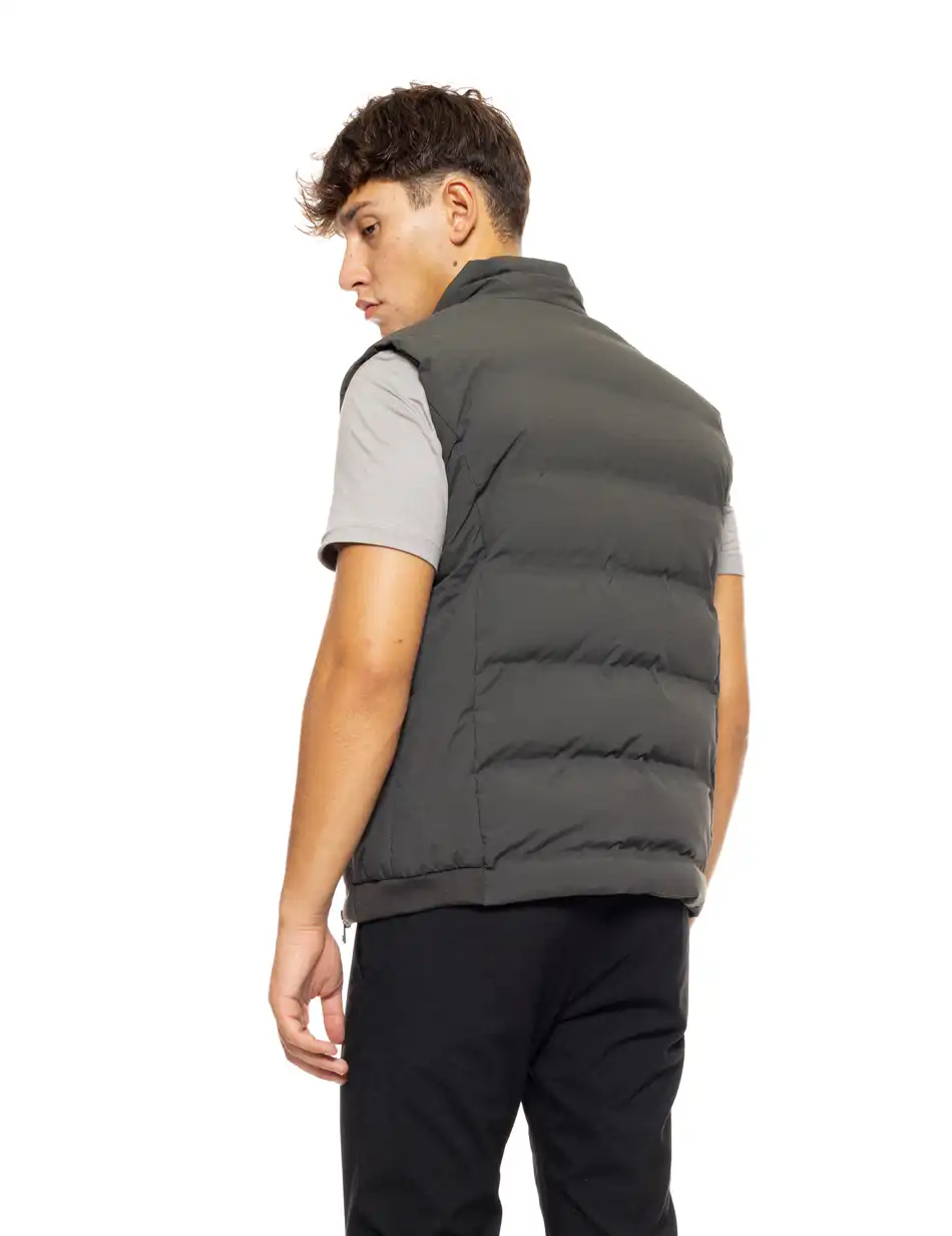 Biston fashion ανδρικό κοντό αμάνικο μπουφάν 50-202-007 DK GREEN