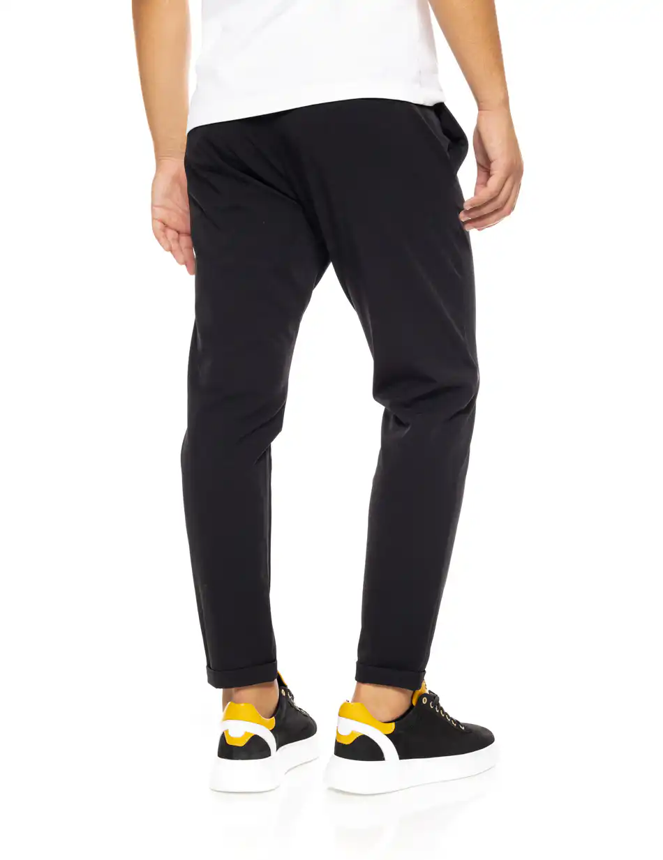 Biston fashion ανδρικό chinos παντελόνι 50-241-004 BLACK