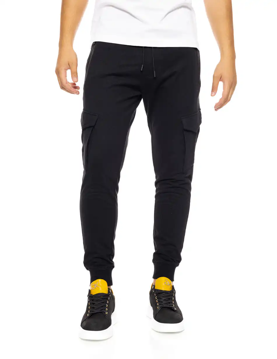 Splendid fashion ανδρικό φούτερ cargo παντελόνι 50-241-014 BLACK
