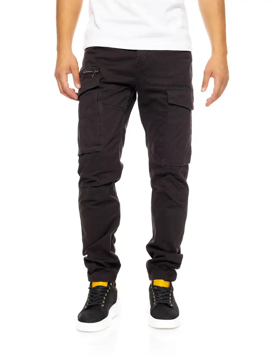 Splendid fashion ανδρικό cargo παντελόνι 50-241-015 BLACK