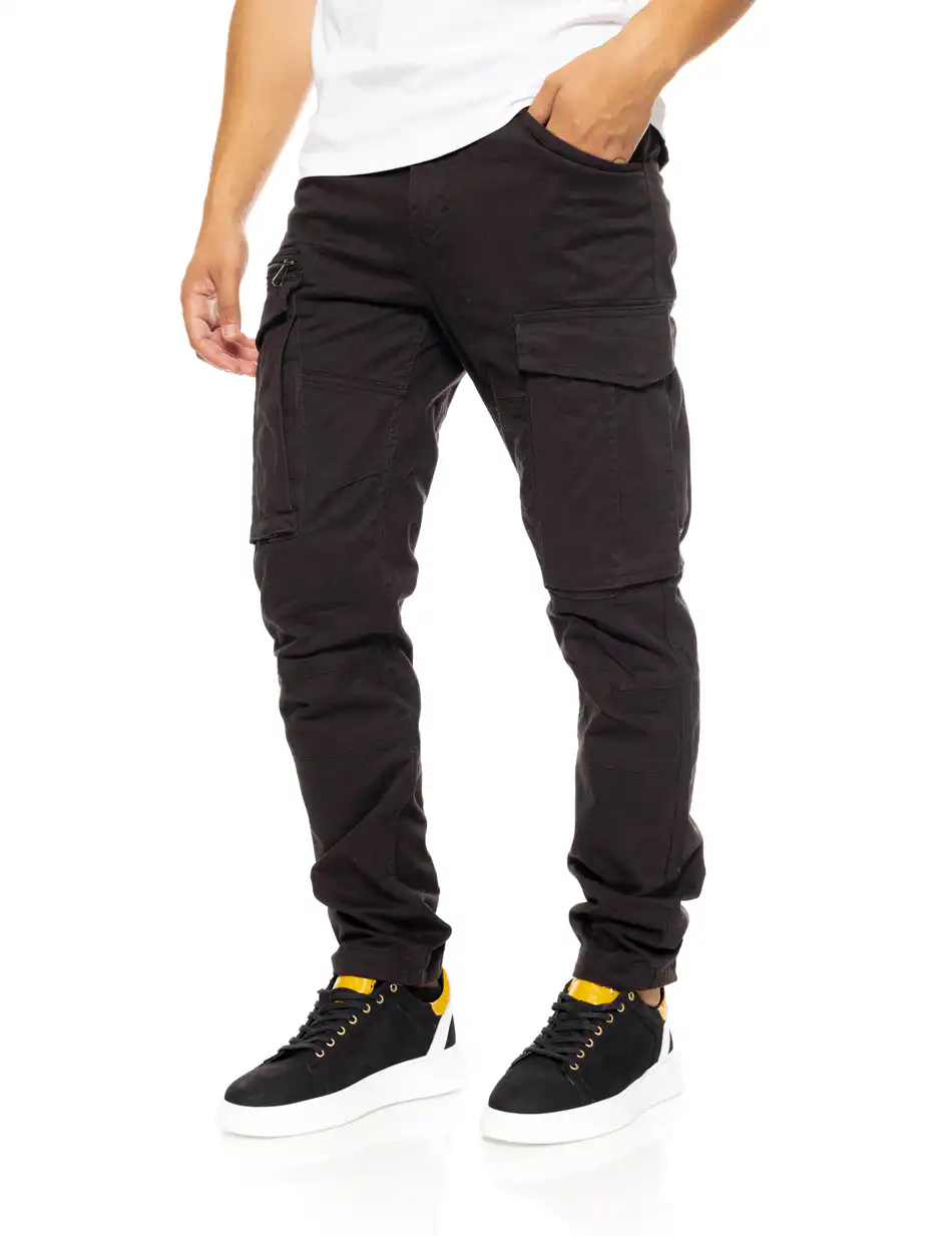 Splendid fashion ανδρικό cargo παντελόνι 50-241-015 BLACK