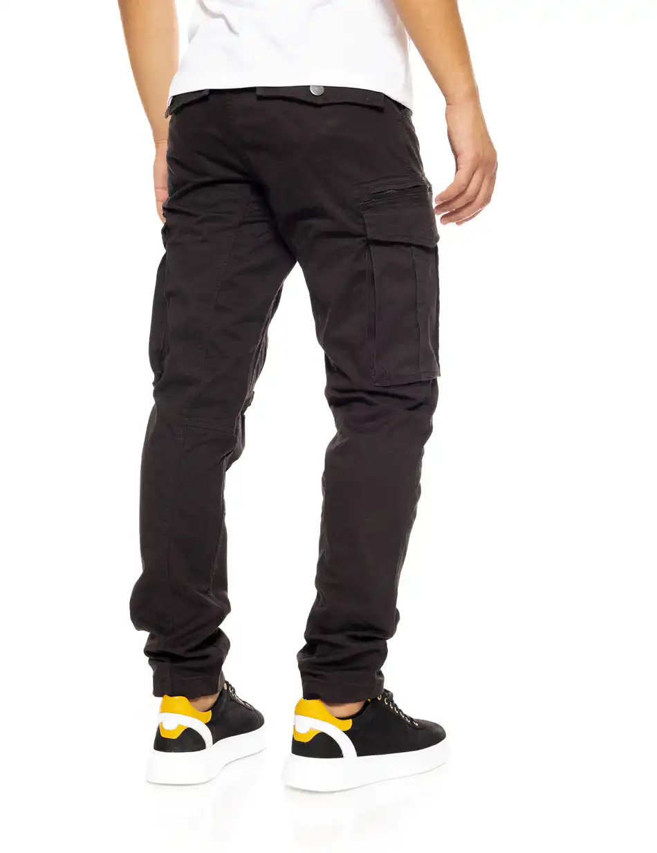 Splendid fashion ανδρικό cargo παντελόνι 50-241-015 BLACK