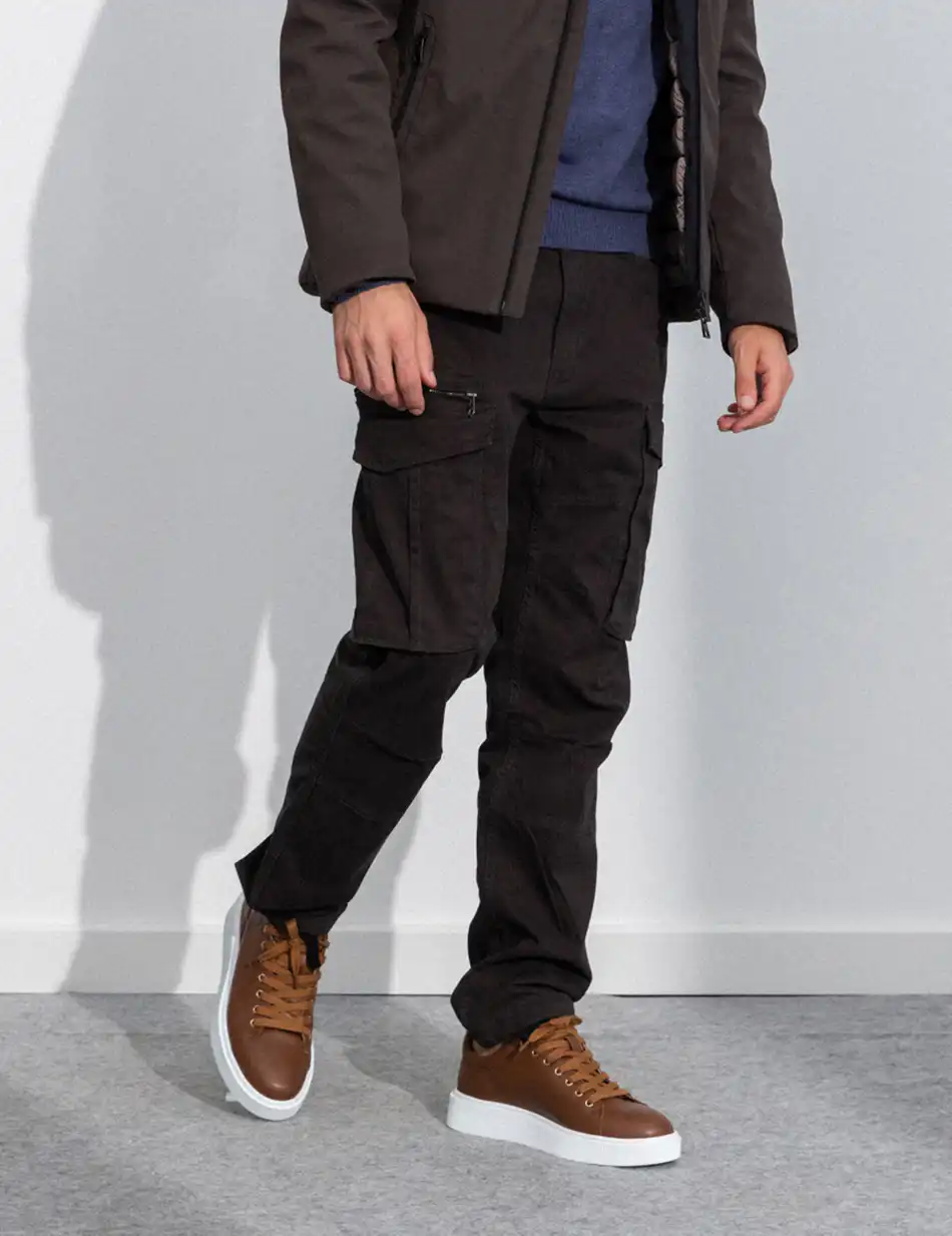 Splendid fashion ανδρικό cargo παντελόνι 50-241-015 BLACK