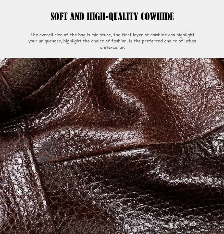 Δερμάτινο τσαντάκι ώμου Cardinal 500 καφέ