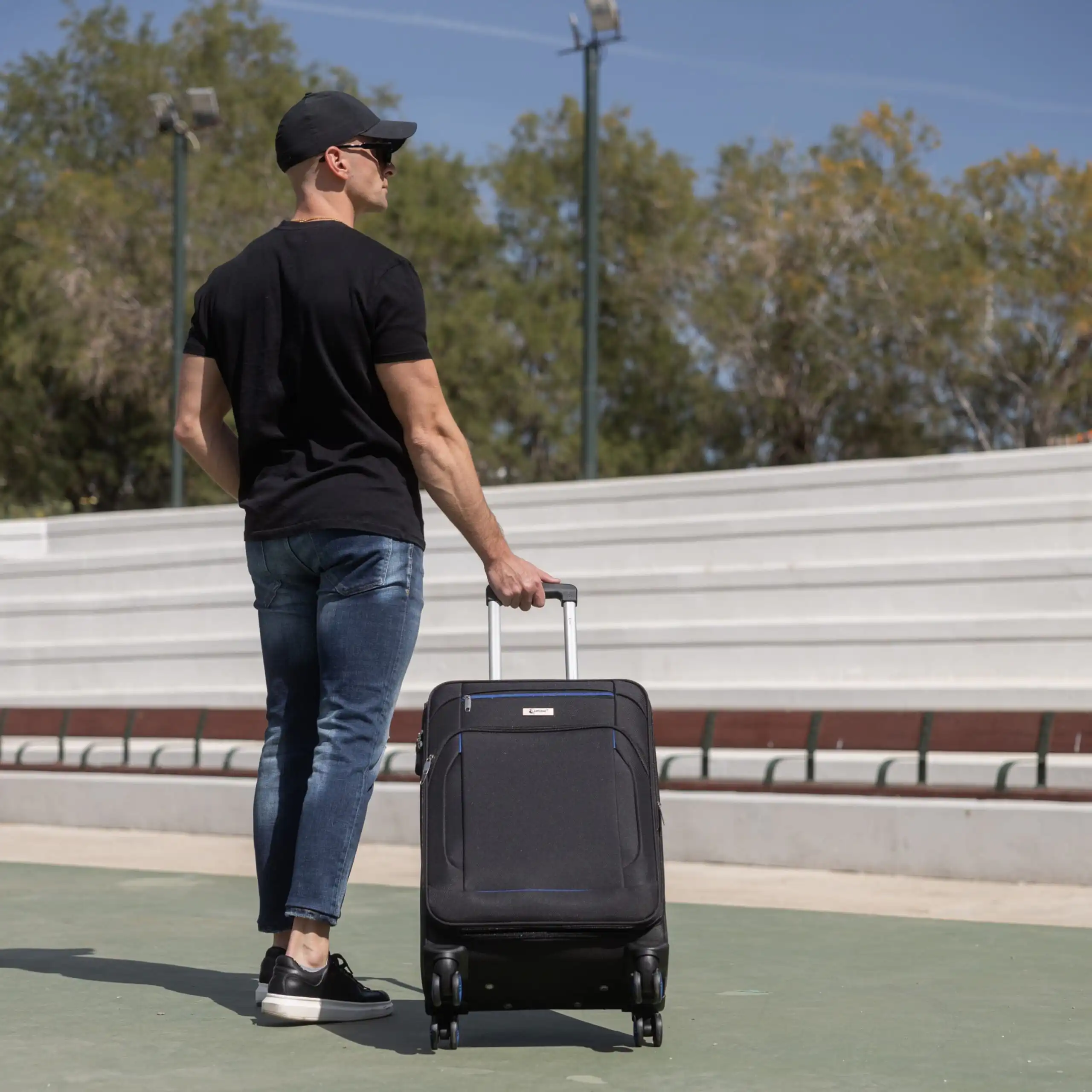 Βαλίτσα trolley Spectra Cardinal μεσαία 5000/60cm μαύρη